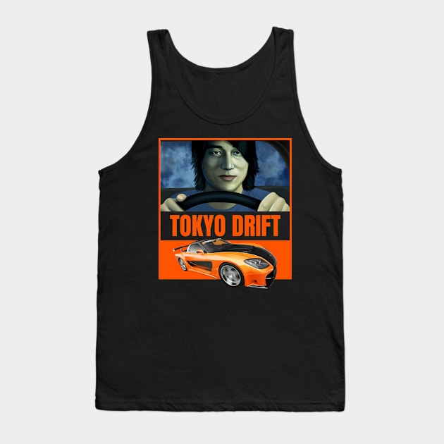 Tokyo Drift - Han's RX7 Veilside Tank Top by MOTOSHIFT